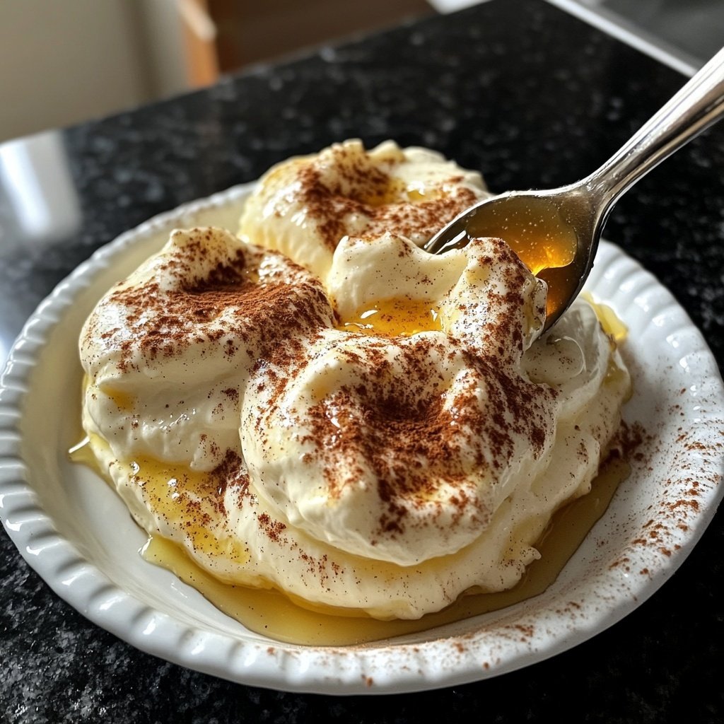 Zimtcreme mit Apfelmus