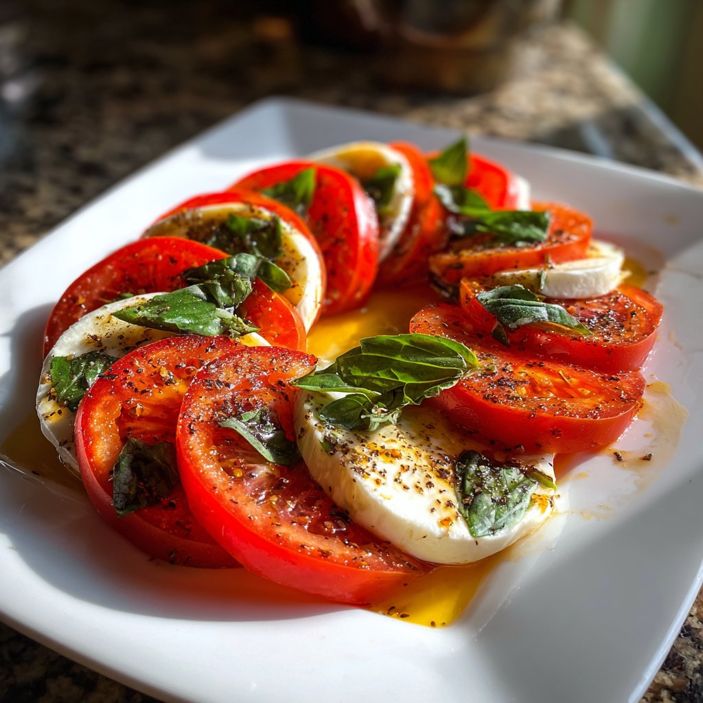Caprese mit Büffelmozzarella