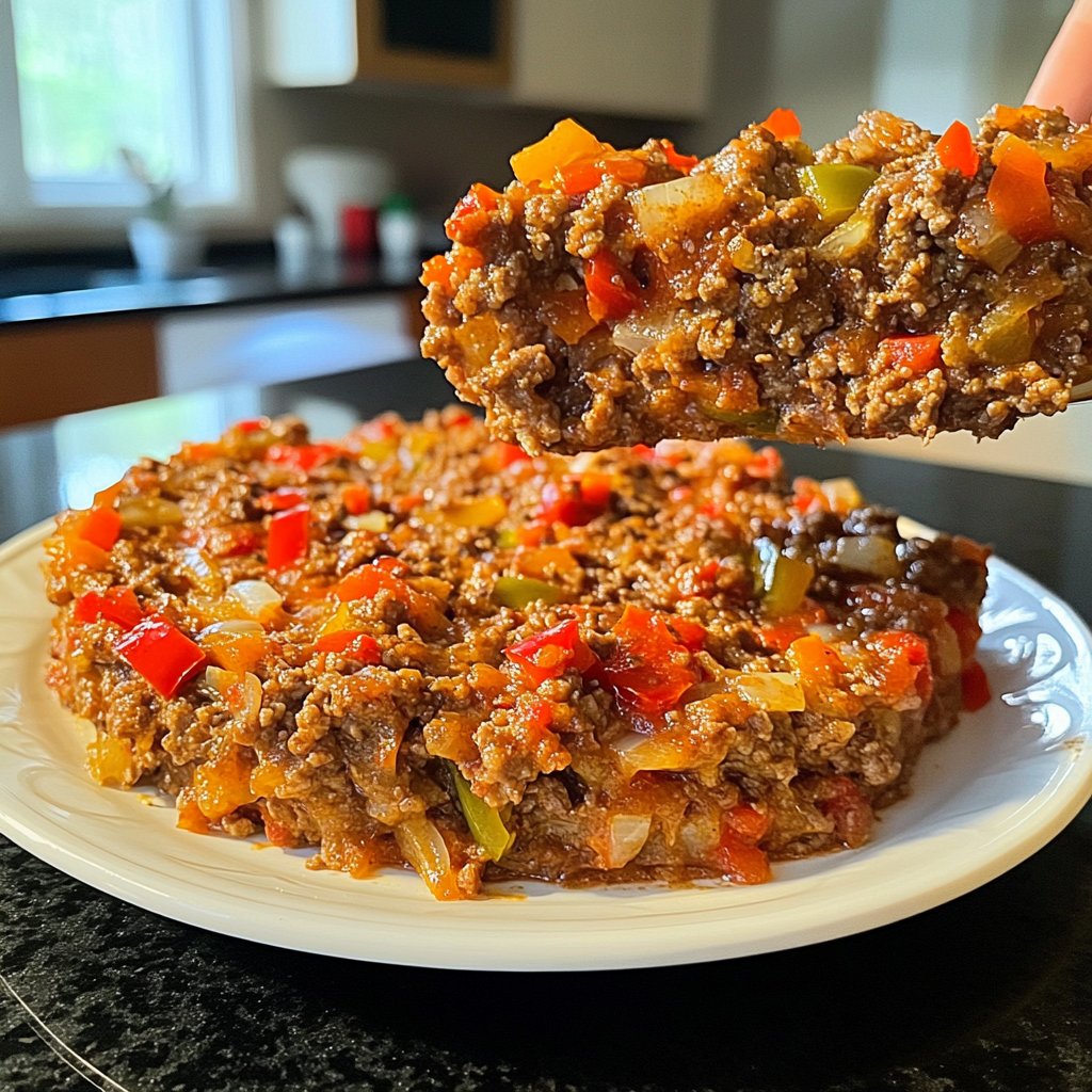Hackfleisch Pfanne würzig