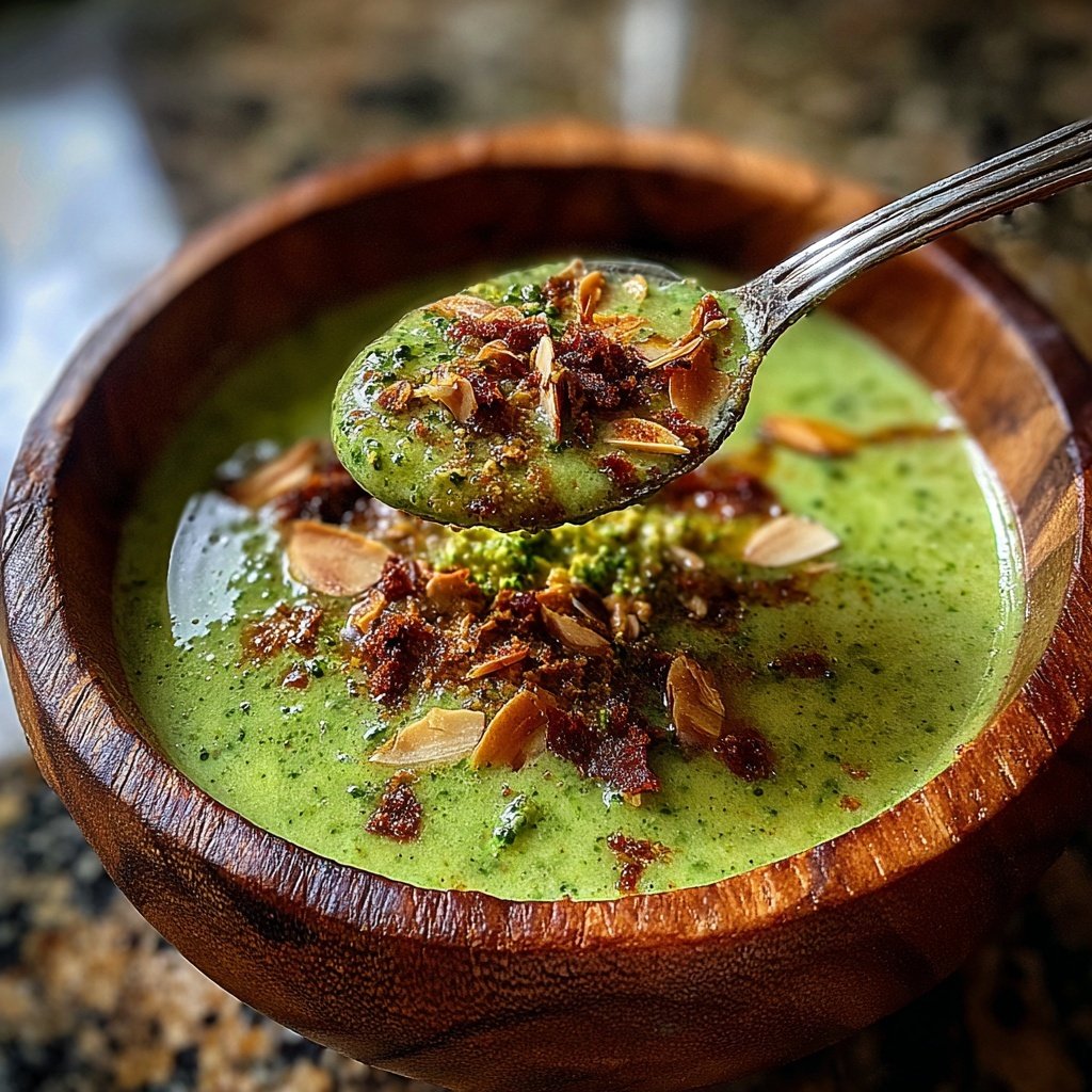 Brokkoli Suppe Mit Mandelmus