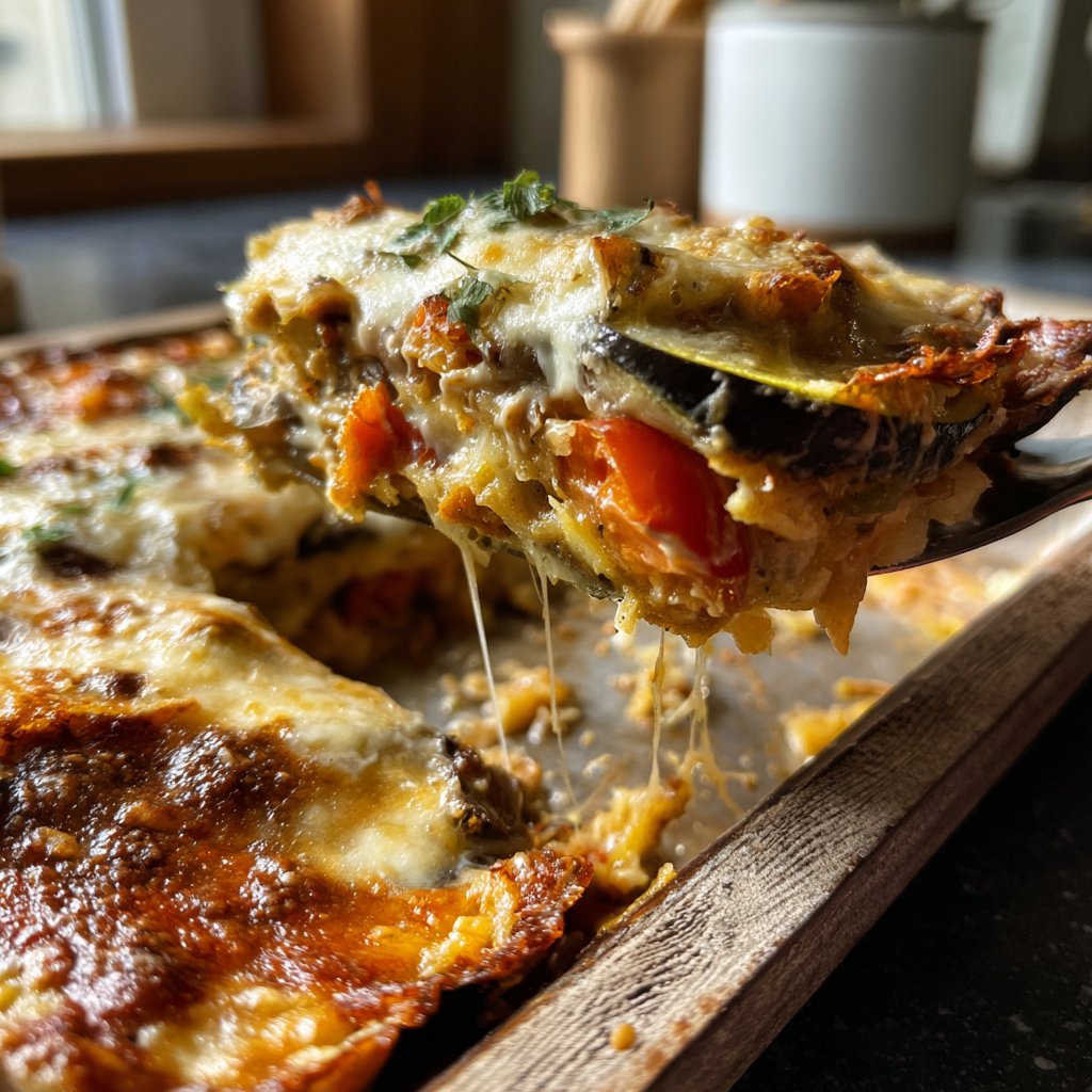 Gemüseauflauf mit Aubergine