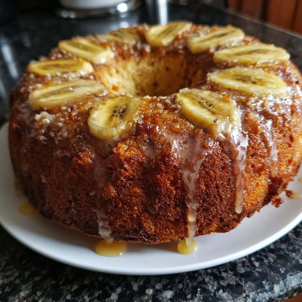 Bananenkuchen mit Öl