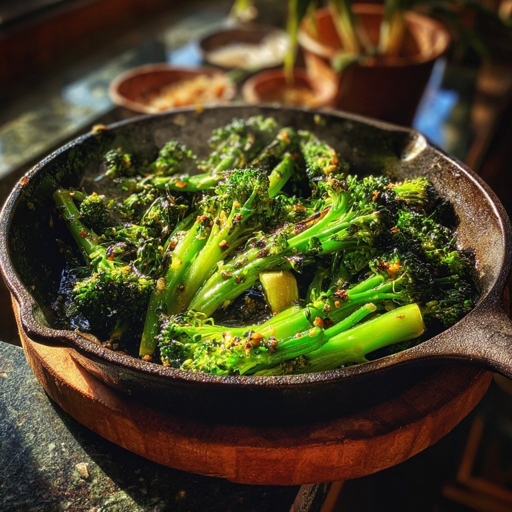 Brokkoli Pfanne Mit Kräutern