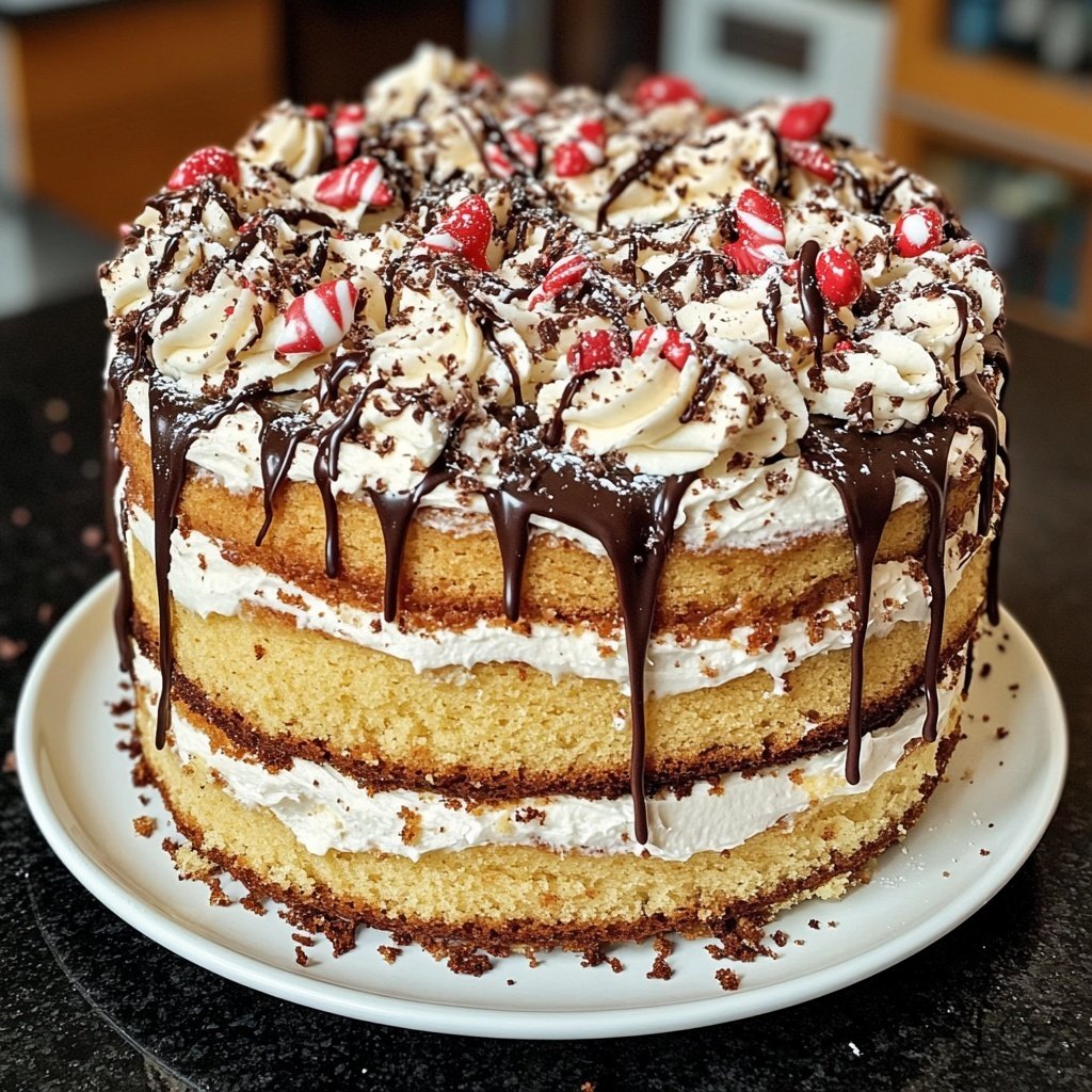 Karussell-Weihnachtstorte