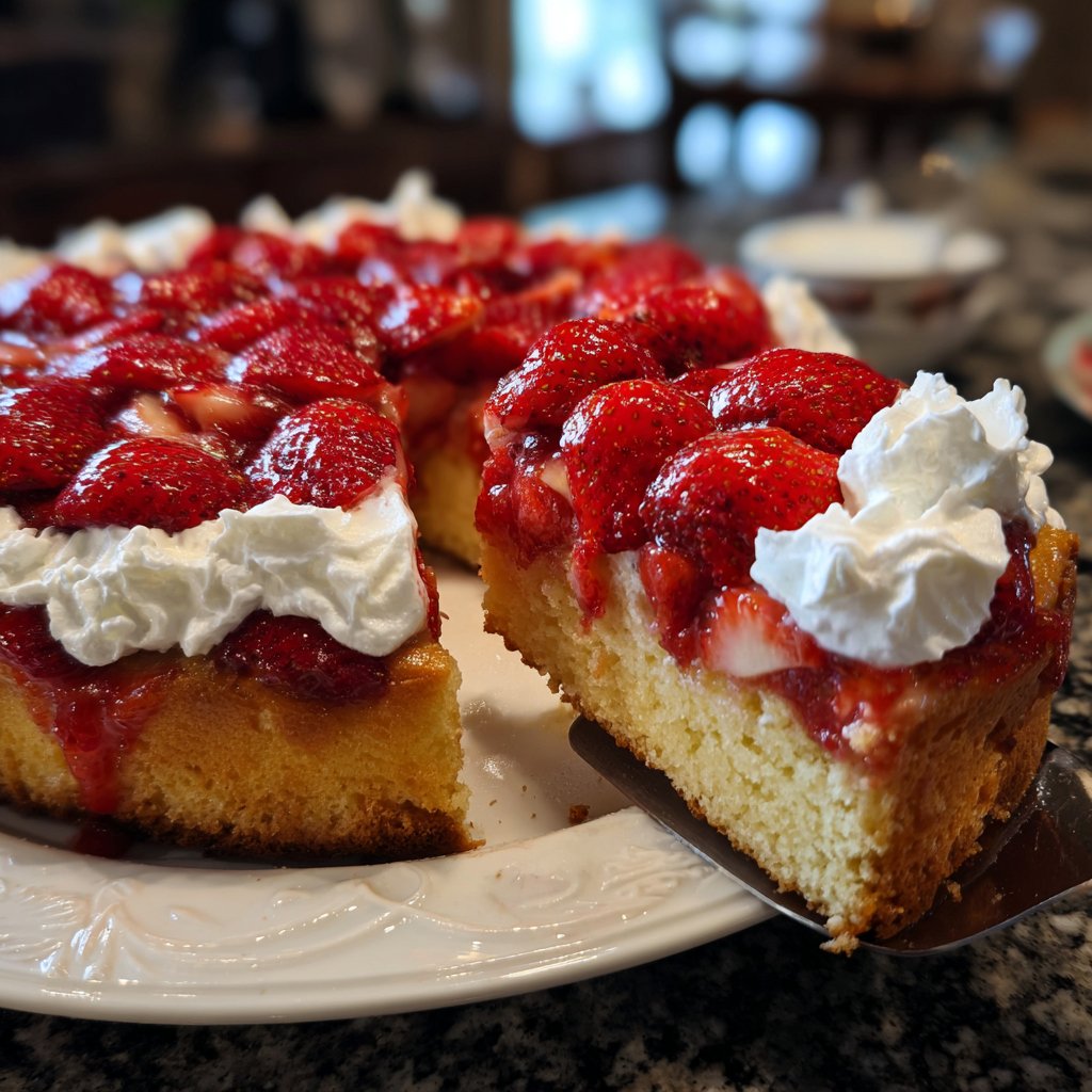 Erdbeerkuchen Mit Schmand