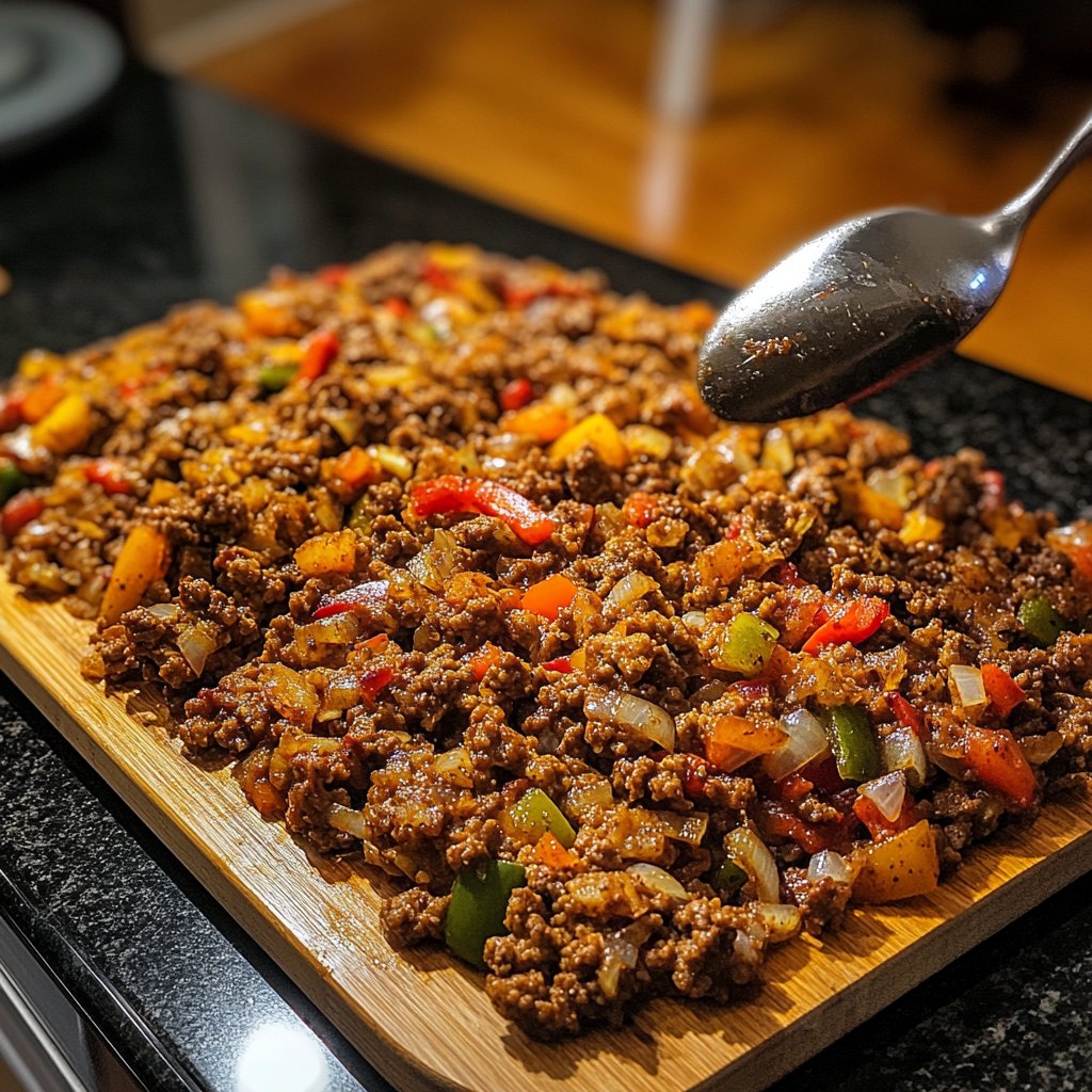 Hackfleisch Pfanne rustikal einfach