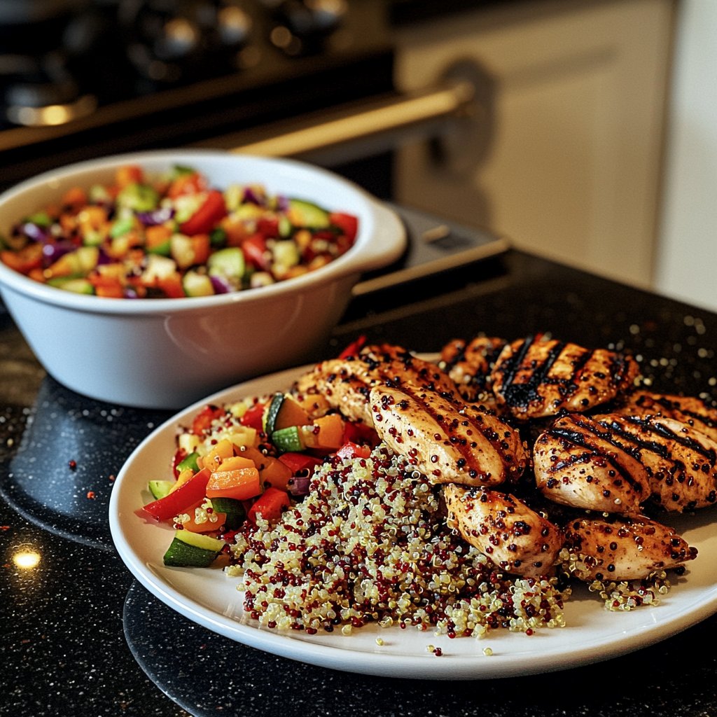 High Protein Büro Mittagessen